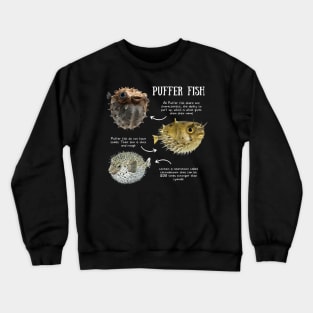 Animal Facts - Puffer Fish Crewneck Sweatshirt